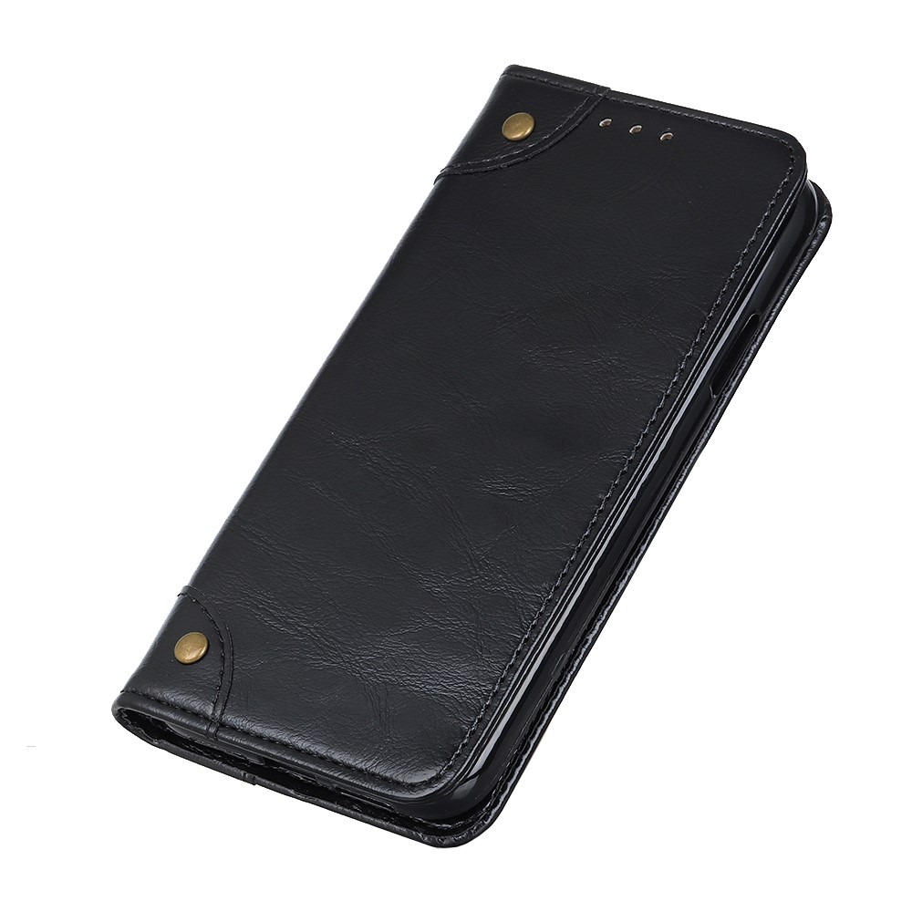 Magnetic Auto-absorbed Wallet Stand Leather Case Shell for iPhone 13 Pro 6.1 inch - Black-6