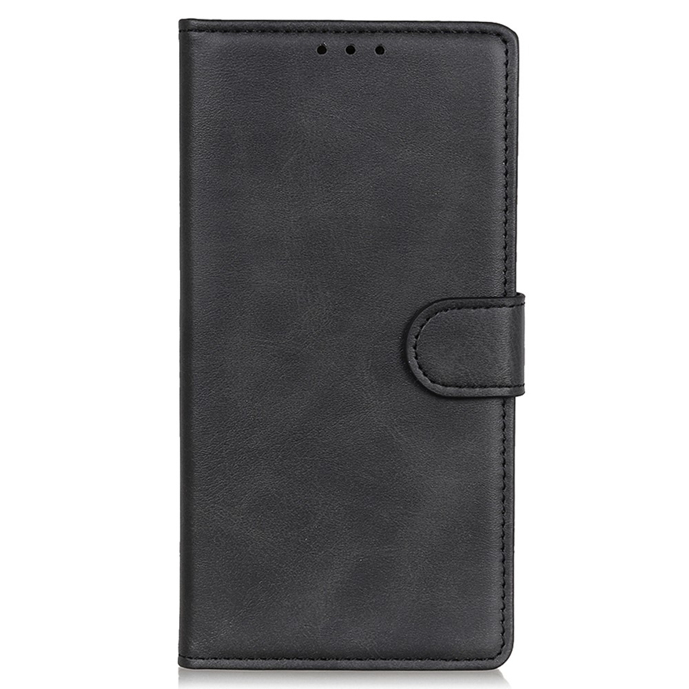 Leather Stand Wallet Design Cell Phone Protection Case Shell for iPhone 13 Pro Max 6.7 inch - Black-2