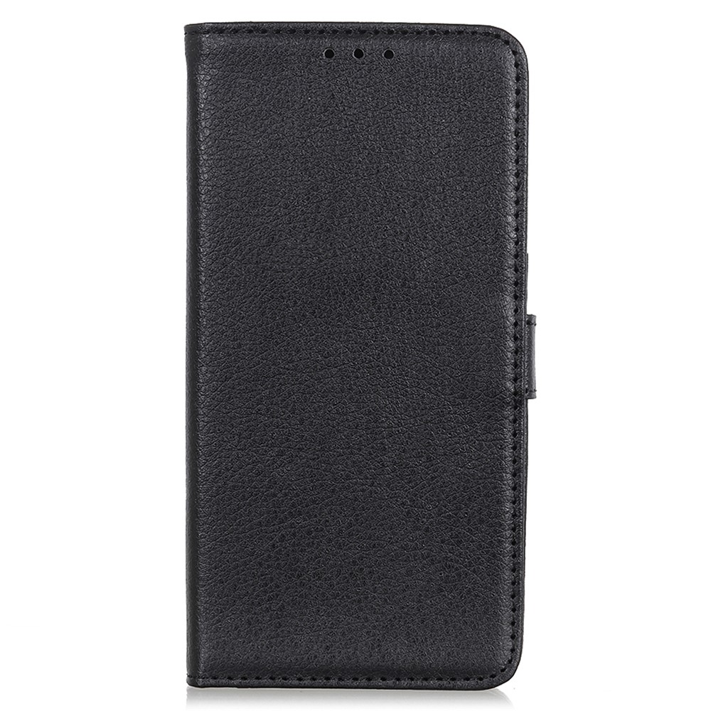 Litchi Skin Magnetic Leather Wallet Stand Case for iPhone 13 Pro 6.1 inch - Black-2