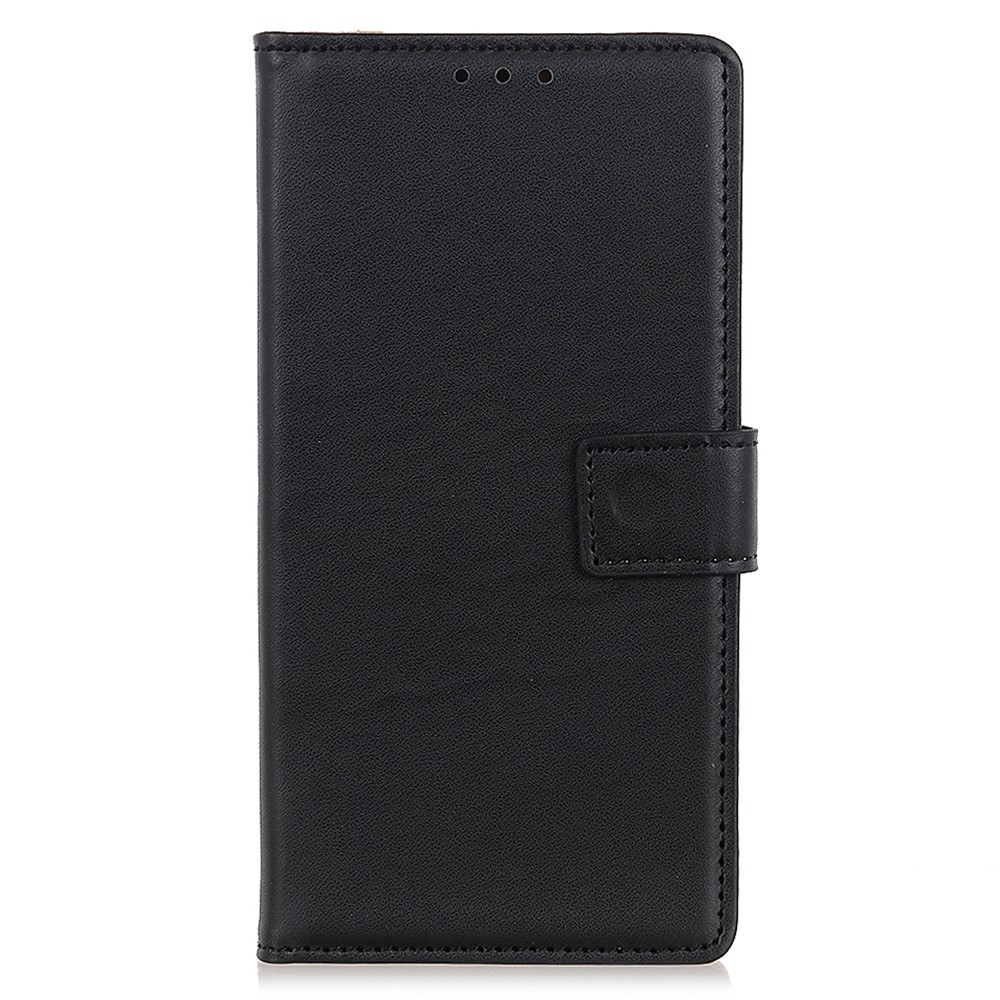 Shockproof Leather Magnetic Clasp Stand Wallet Design Phone Case Shell for iPhone 13 6.1 inch - Black-2