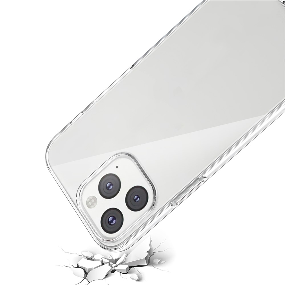 Anti-fingerprint Clear Flexible TPU Phone Case Shell for iPhone 13 Pro Max 6.7 inch-5