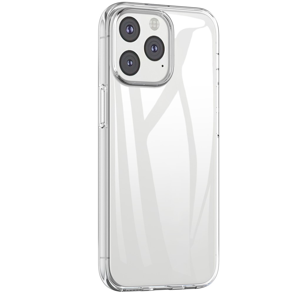 Anti-fingerprint Clear Flexible TPU Phone Case Shell for iPhone 13 Pro Max 6.7 inch-7