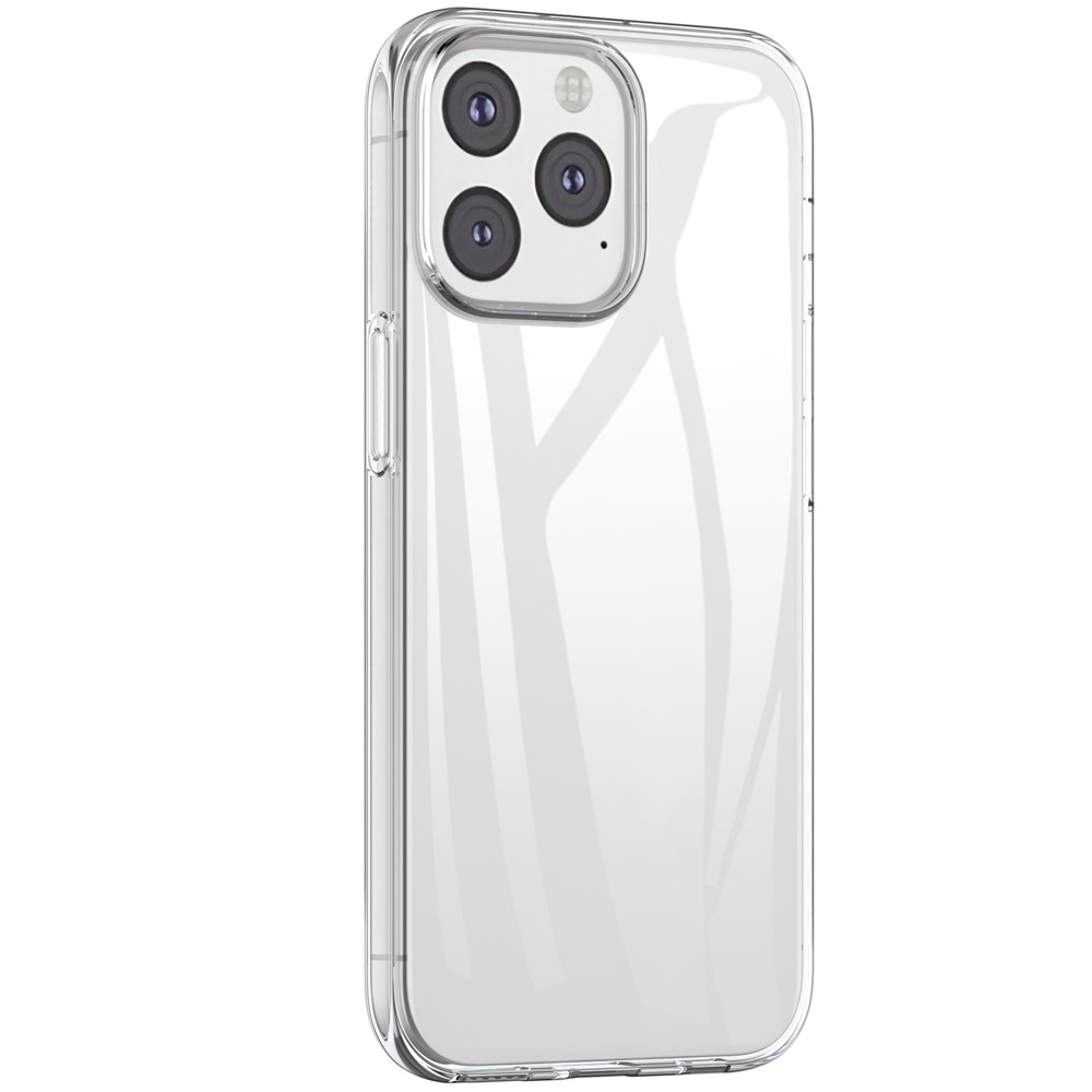 Anti-fingerprint See-through Soft TPU Phone Back Case Cover for iPhone 13 mini 5.4 inch-7