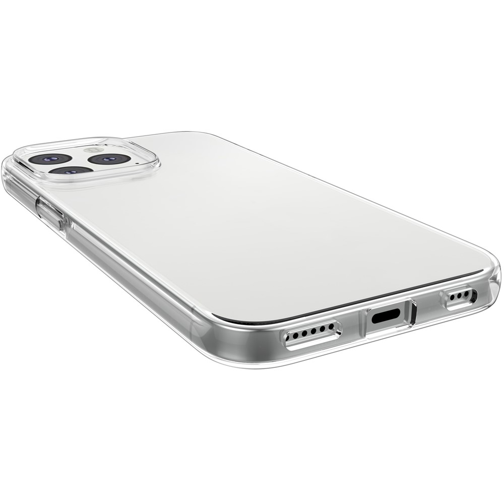Anti-fingerprint See-through Soft TPU Phone Back Case Cover for iPhone 13 mini 5.4 inch-8