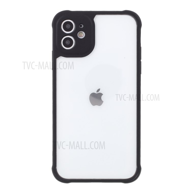 Drop Protection Full Body Matte TPU Acrylic Shockproof Anti-Scratch Protective Cover for iPhone 11 6.1 inch - Black-2