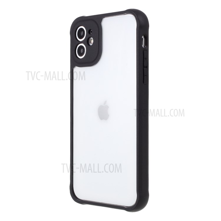 Drop Protection Full Body Matte TPU Acrylic Shockproof Anti-Scratch Protective Cover for iPhone 11 6.1 inch - Black-3