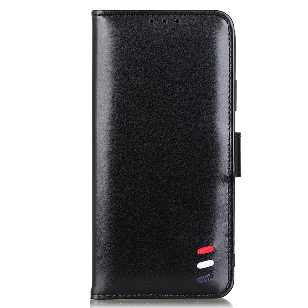 Smooth Surface PU Leather Wallet Case with Stand for iPhone 13 6.1 inch Mobile Phone Shell - Black-2