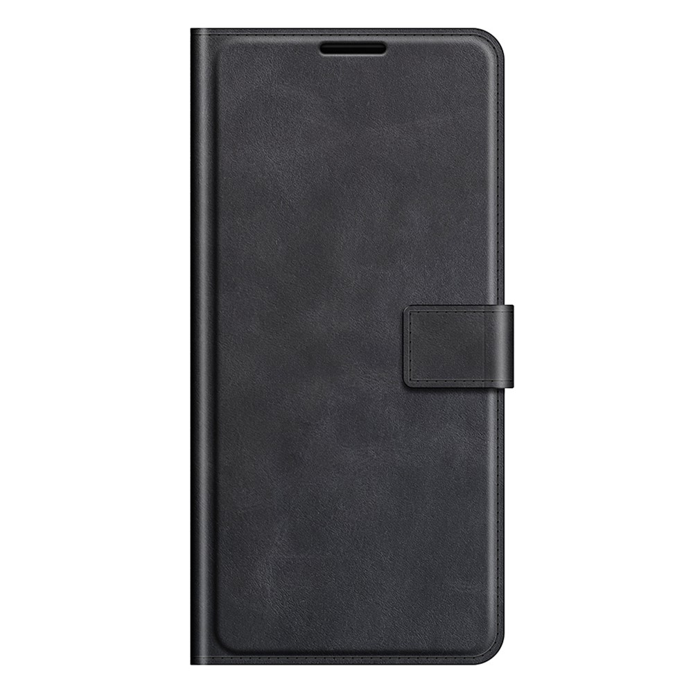 PU Leather Folio Flip Wallet Stand Phone Case for iPhone 13 Pro 6.1 inch - Black-8