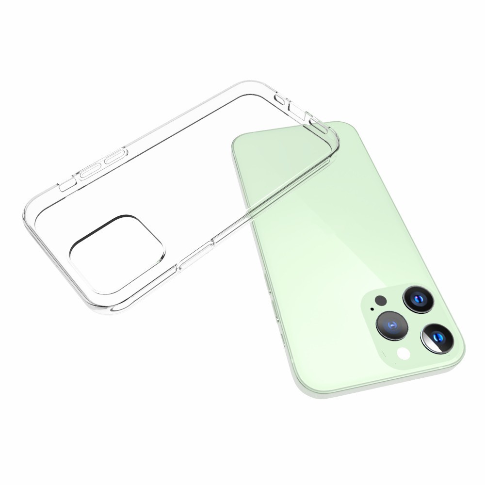 10Pcs/Pack High Transparency Watermark-Free Inner TPU Case for iPhone 13 Pro 6.1 inch (Three Cameras Version)-5