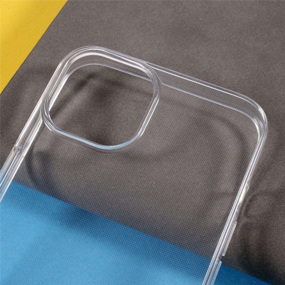 Flexible Clear TPU Scratch-Resistant Gel Rubber 1.5 mm Thick Soft Skin Protective Case Cover for iPhone 13 Pro Max 6.7 inch-3