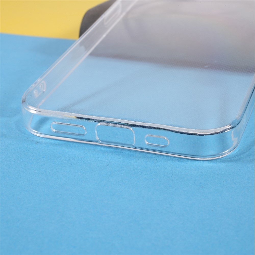 Flexible Clear TPU Scratch-Resistant Gel Rubber 1.5 mm Thick Soft Skin Protective Case Cover for iPhone 13 Pro Max 6.7 inch-4