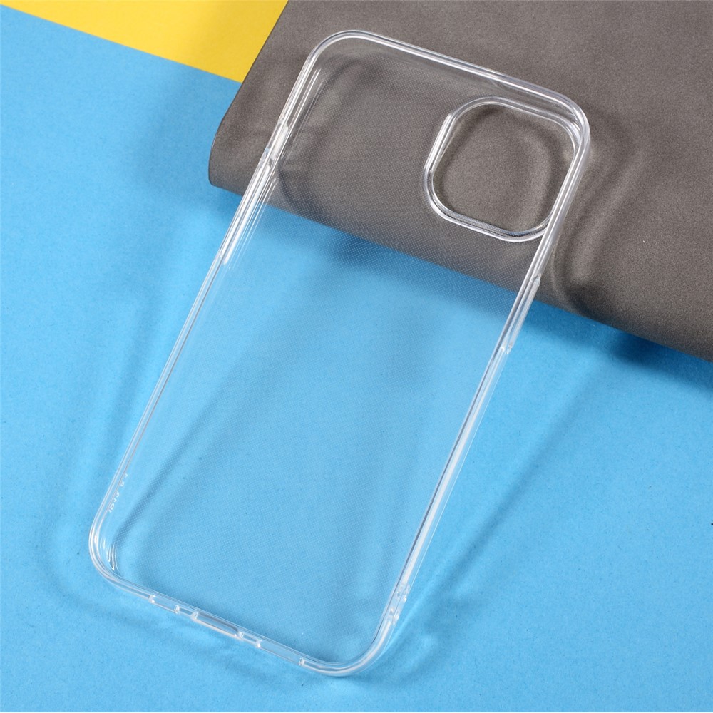 Flexible Clear TPU Scratch-Resistant Gel Rubber 1.5 mm Thick Soft Skin Protective Case Cover for iPhone 13 Pro Max 6.7 inch-5