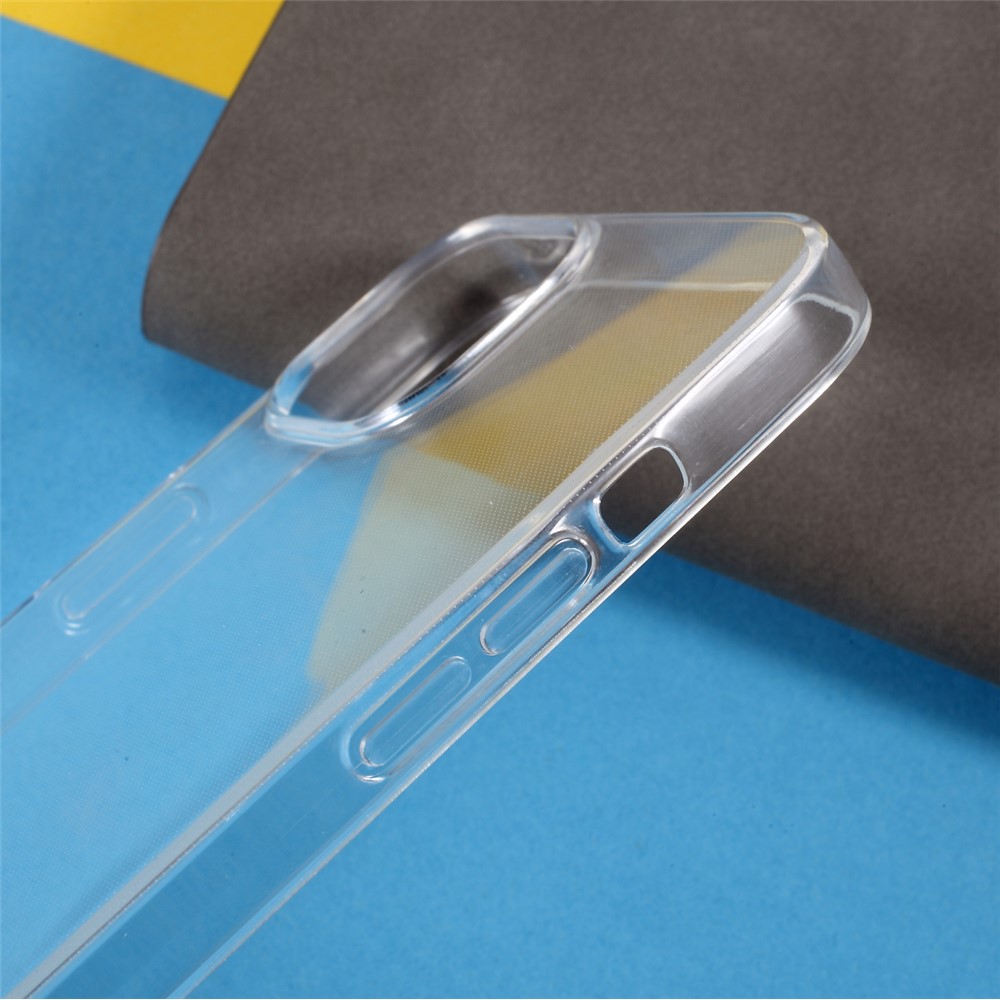 Flexible Clear TPU Scratch-Resistant Gel Rubber 1.5 mm Thick Soft Skin Protective Case Cover for iPhone 13 Pro Max 6.7 inch-6