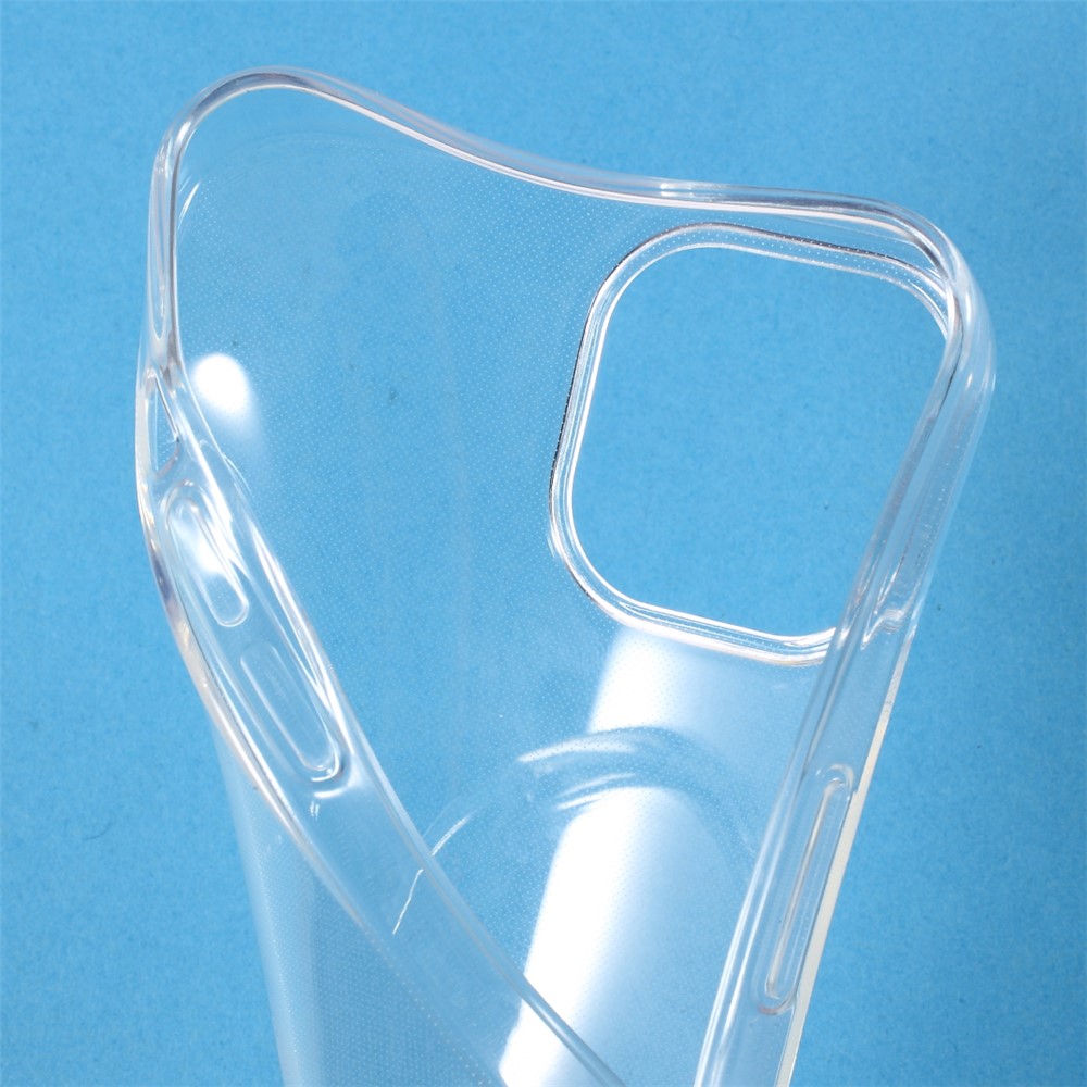 Flexible Clear TPU Scratch-Resistant Gel Rubber 1.5 mm Thick Soft Skin Protective Case Cover for iPhone 13 Pro Max 6.7 inch-7