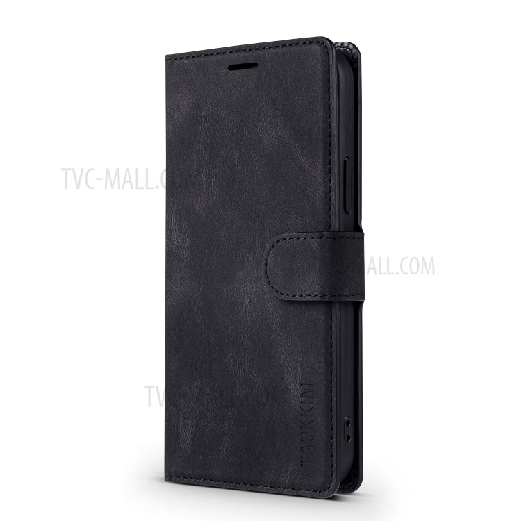 TAOKKIM PU Leather Phone Case with Wallet Stand for iPhone 12 / iPhone 12 Pro - Black-2