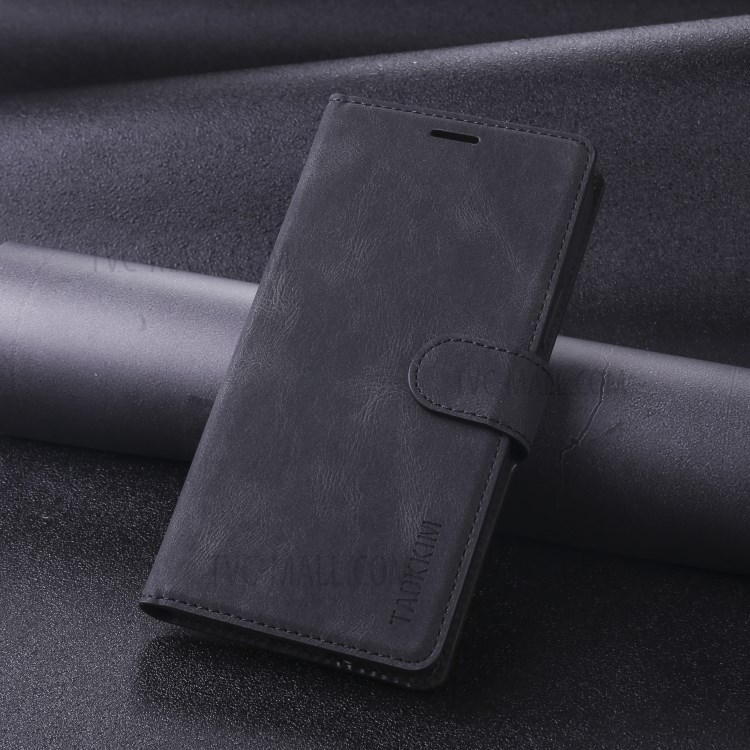 TAOKKIM PU Leather Phone Case with Wallet Stand for iPhone 12 / iPhone 12 Pro - Black-6