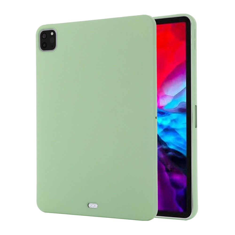 Soft Liquid Silicone Tablet Cover Protective Case for iPad Pro 11-inch (2021) - Green