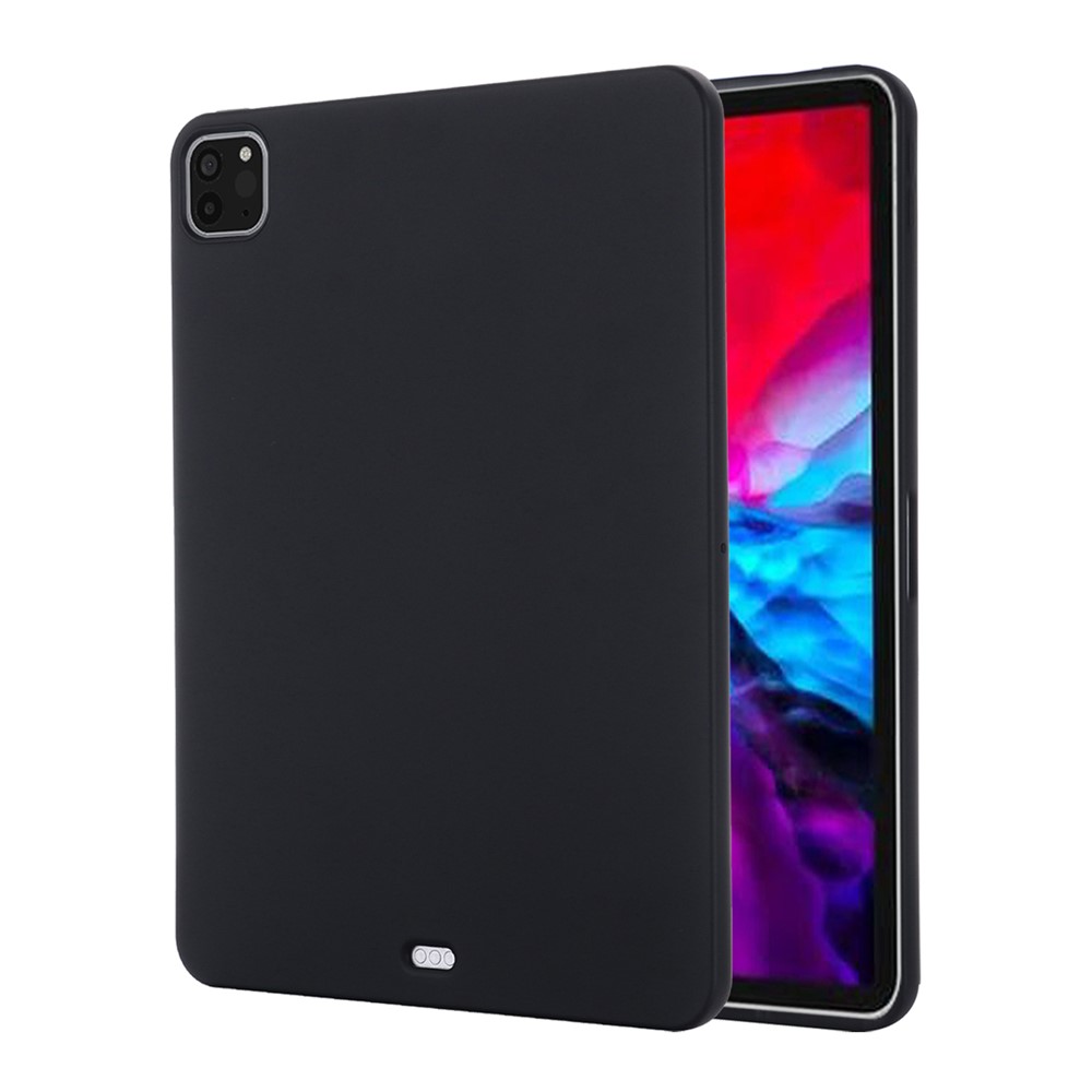 Soft Liquid Silicone Tablet Cover Protective Case for iPad Pro 11-inch (2021) - Black