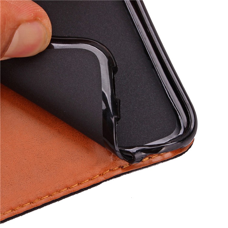 Jeans Cloth Wallet Leather Stand Case for iPhone 6s/6 - Black-13