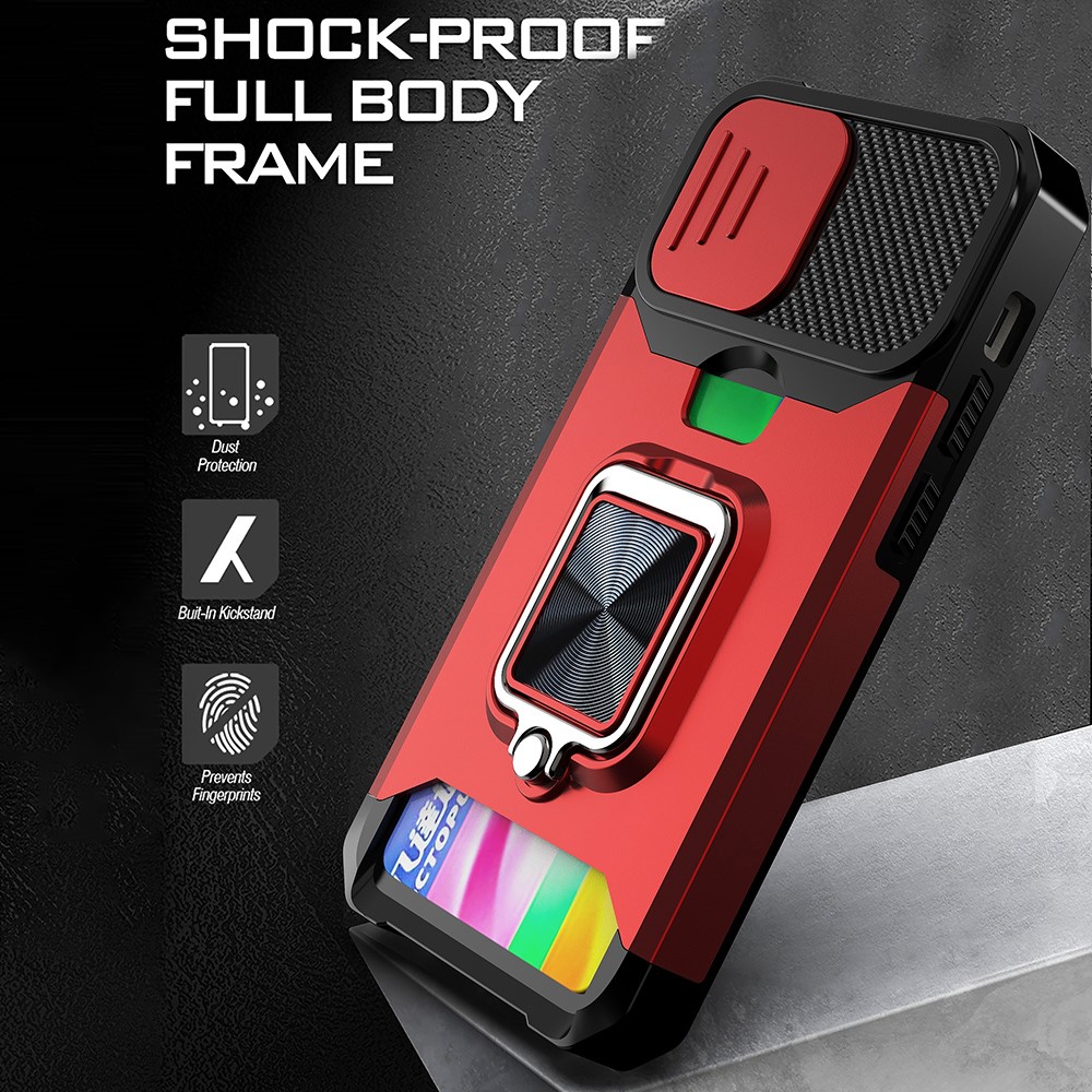 Wholesale Lens Cover Design Hybrid Phone Case Camera Slider Cover Shell