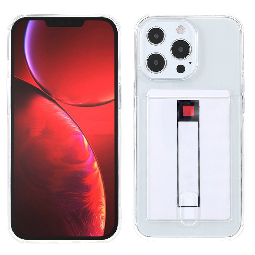 Iphone 13 pro max clear case with card holder Clearance