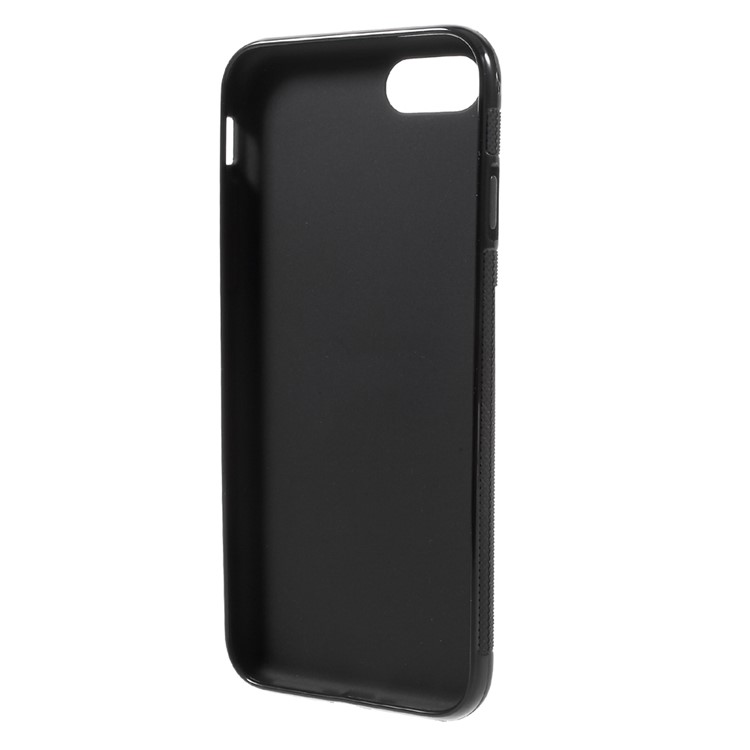 Slim Anti-skid TPU Gel Phone Back Case for iPhone 8 / 7 4.7 inch - Black-2