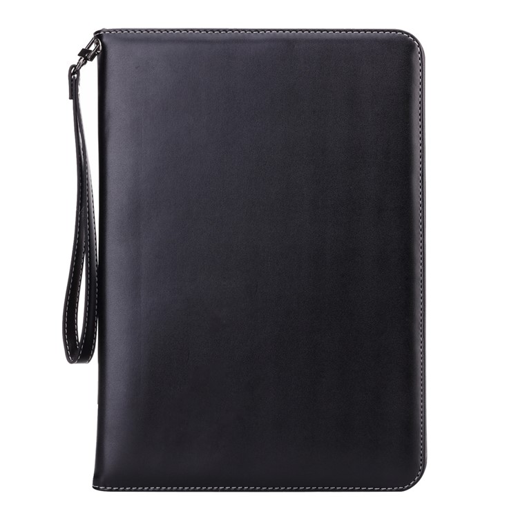 For iPad Pro 9.7 Smart Leather Flip Case Cover with Lanyard - Black-1