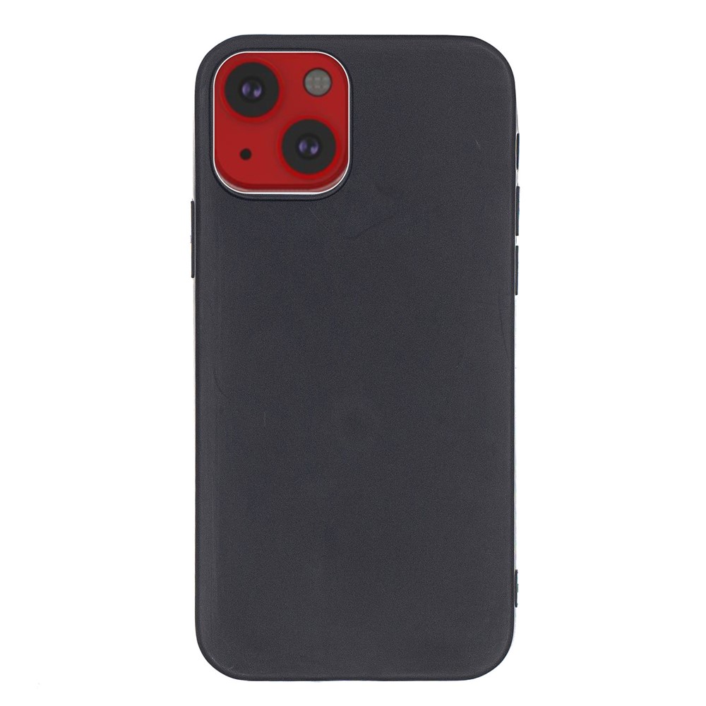 Thin Double-Sided Matte TPU Soft Back Protective Cover for iPhone 13 mini 5.4 inch - Black