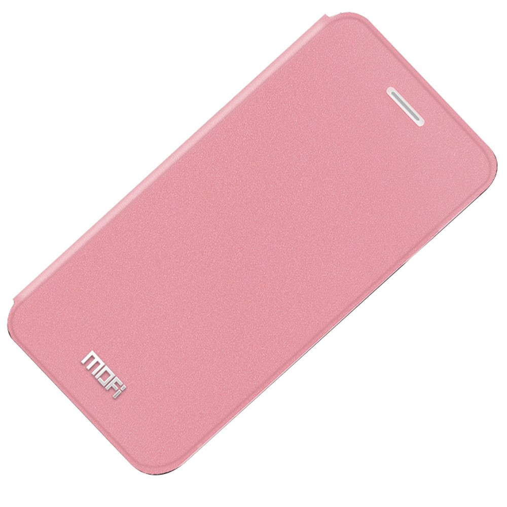 MOFI Rui Series Premium PU Leather Protective Folio Flip Cover for iPhone XS Max 6.5 inch - Pink