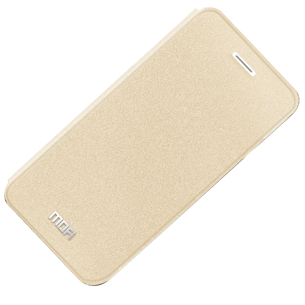 MOFI Rui Series Premium PU Leather Protective Folio Flip Cover for iPhone XS Max 6.5 inch - Gold