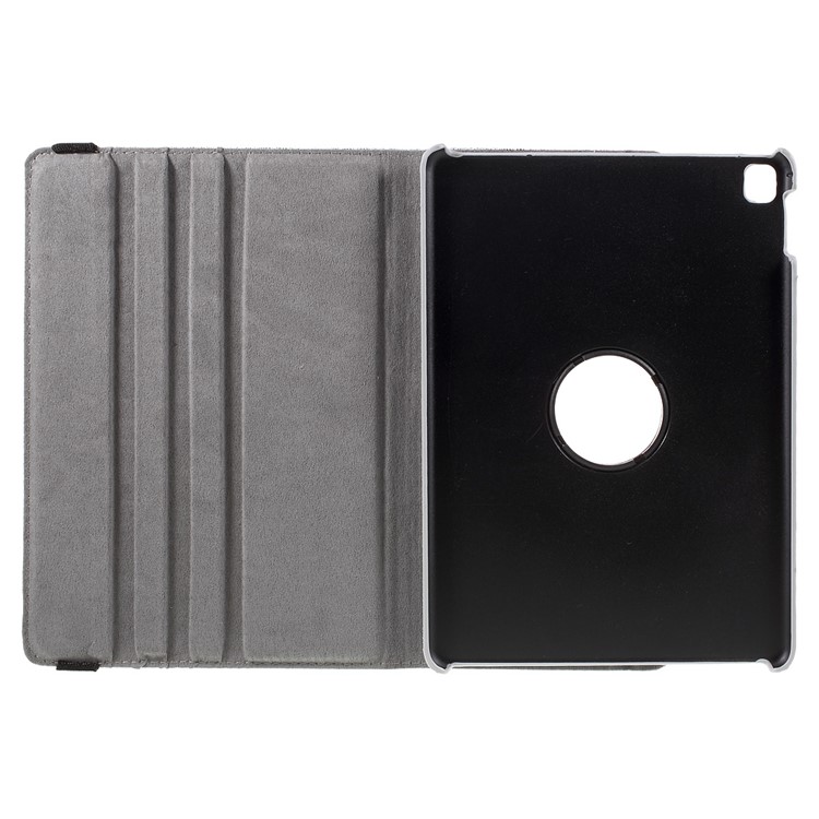 Snake Grain Rotating Smart Leather Stand Case for iPad Pro 9.7-inch - Silver-8