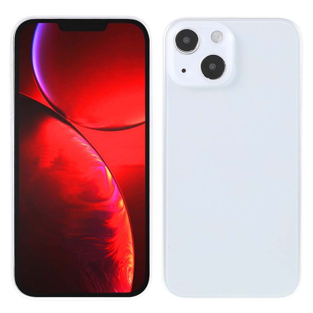 Anti-Collision Super Thin Hard PC Phone Cover Case for iPhone 13 mini 5.4 inch - Transparent