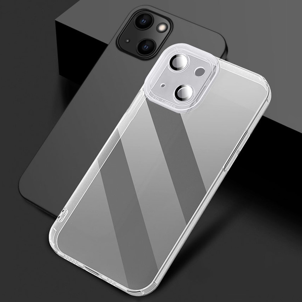 X-LEVEL Shockproof Airbag Matte Finish Clear TPU Case Cover for iPhone 13 mini 5.4 inch - Transparent