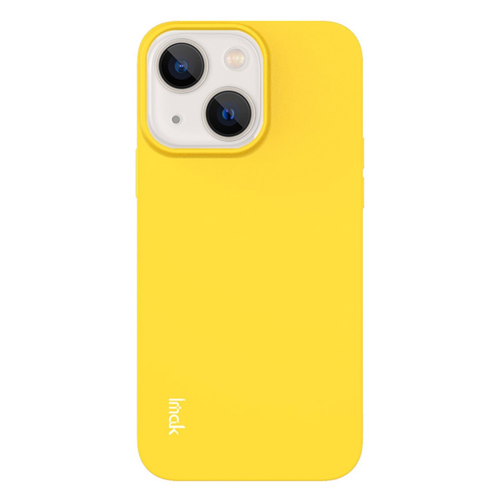 IMAK UC-2 Series Soft TPU Skin-feel Cell Phone Protective Case Cover for iPhone 13 mini 5.4 inch - Yellow