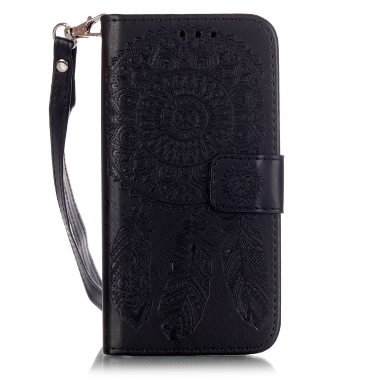 

Dream Catcher Henna Flower Stand Leather Case for iPhone 8 / 7 4.7 inch - Black