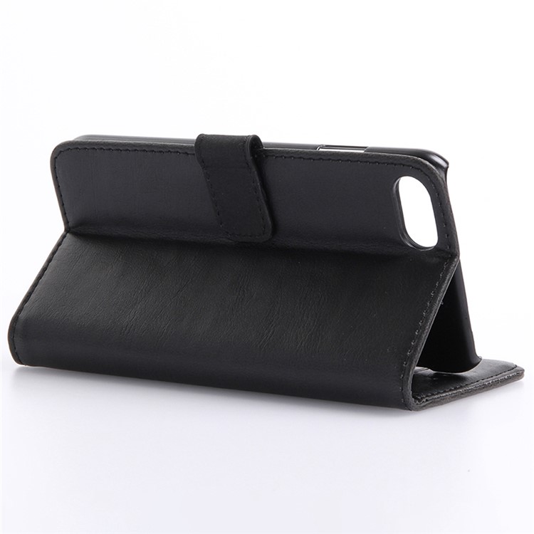 Retro Crazy Horse Wallet Stand Housse en cuir pour iPhone 7 4.7 pouces - Noir-5