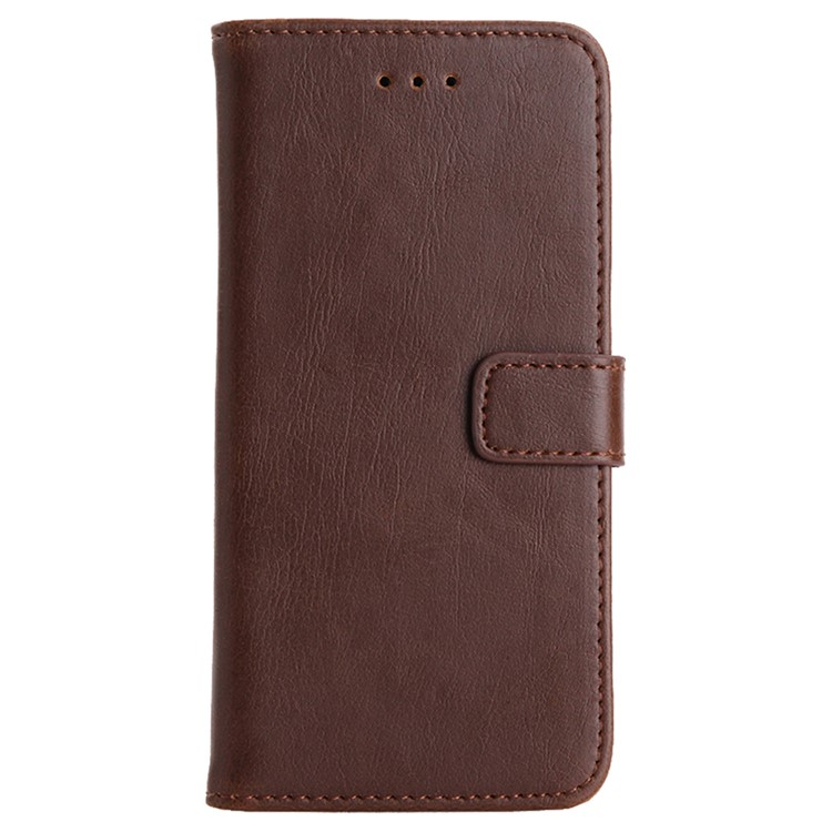 Retro Crazy Horse Wallet Leather Phone Case para iPhone 7 4.7 inch - café-2