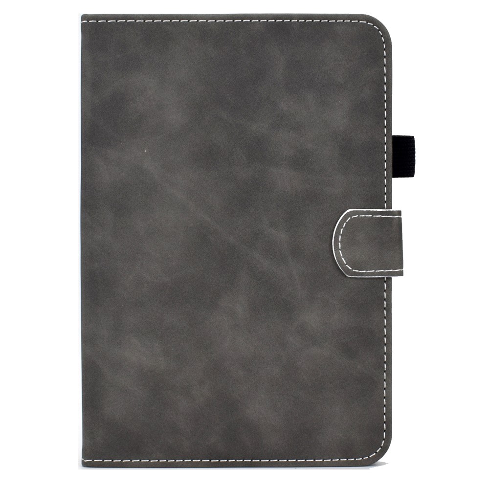 Built-in Card Slots Supporting Stand Quality Leather + TPU Tablet Case Protective Tablet PC Shell for iPad mini (2021) - Black-2