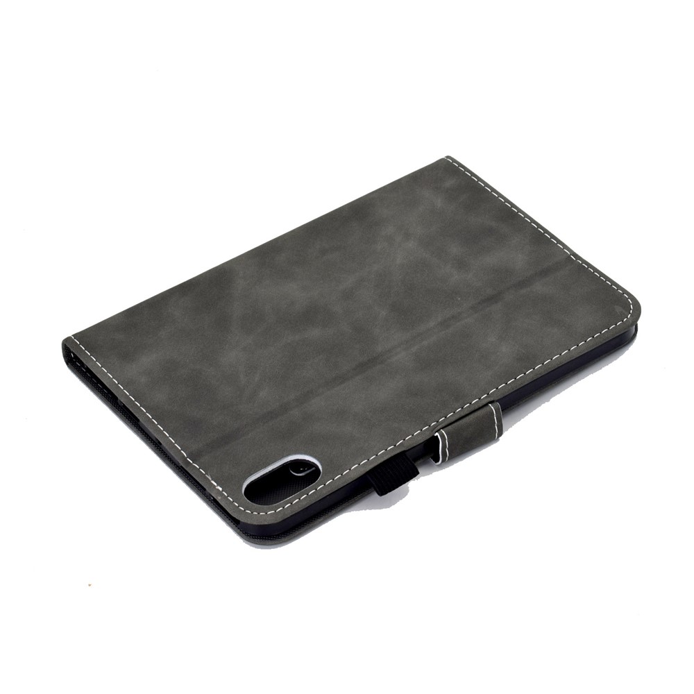 Built-in Card Slots Supporting Stand Quality Leather + TPU Tablet Case Protective Tablet PC Shell for iPad mini (2021) - Black-8