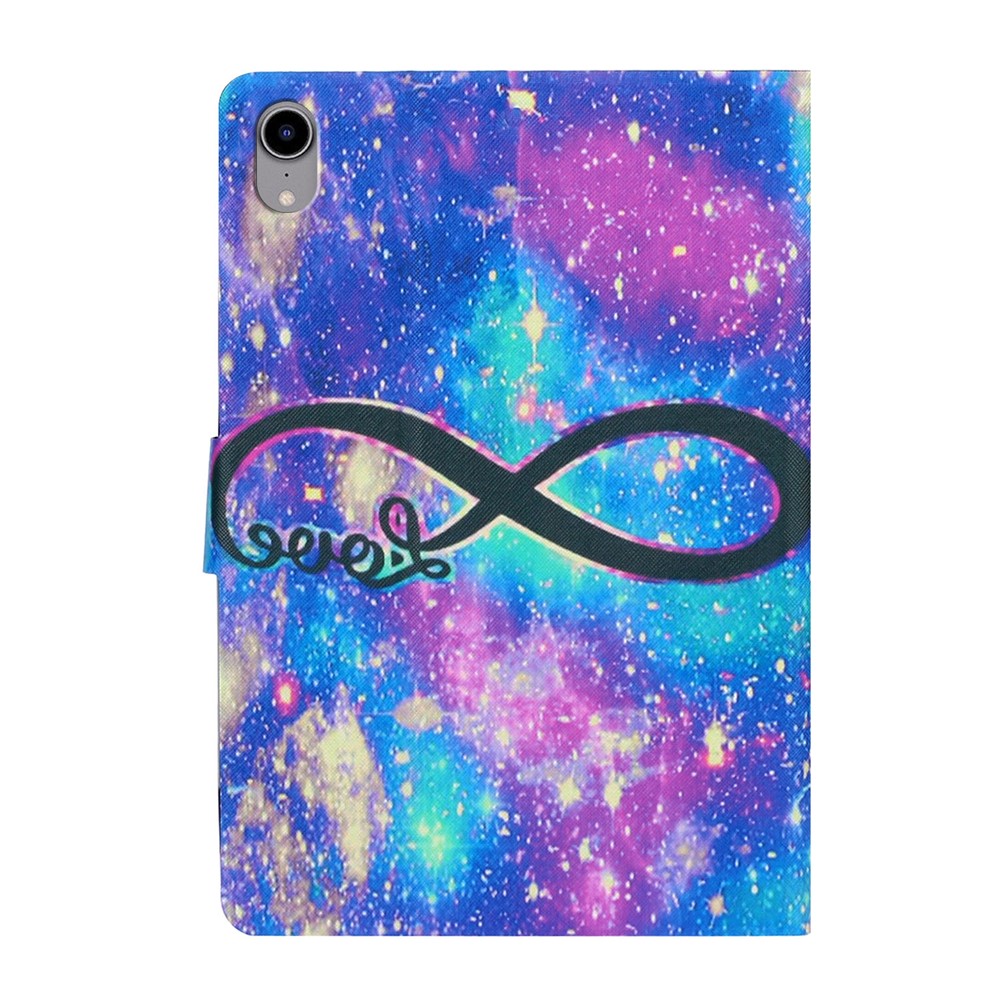 Stylish Pattern Printing Anti-Fall Card Slot Stand Design PU Leather Cover with Smart Auto Wake Sleep for iPad mini (2021) - Love-3