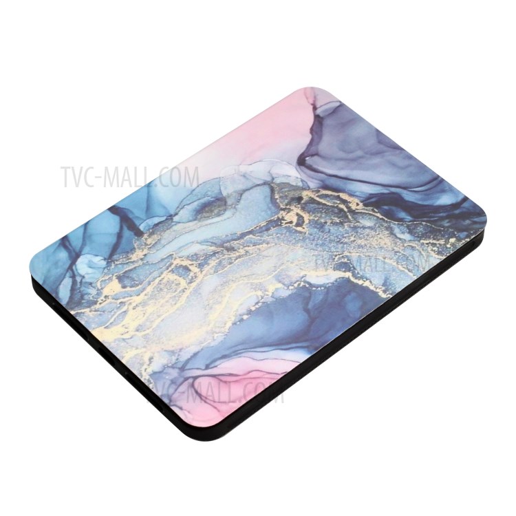 Pattern Printing Auto Wake/Sleep PU Leather Bi-fold Stand Tablet Case Cover for iPad mini (2021) - Gold Marble Pattern-5