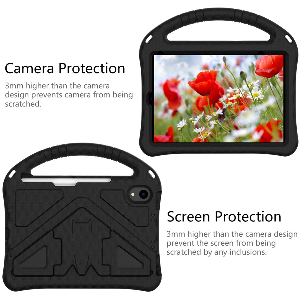 Practical Kickstand Design Shockproof EVA Tablet Case for iPad mini (2021) - Black-4