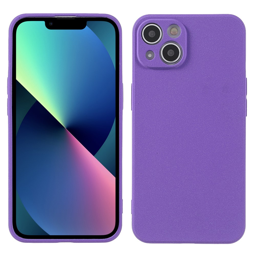 Anti-Scratch Anti-Drop Lightweight Double-Sided Frosted TPU Phone Shell for iPhone 13 mini 5.4 inch - Purple