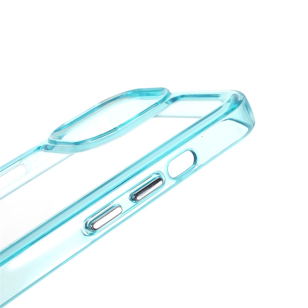 High Transparency TPU + Acrylic Anti-Drop Light Slim Protective Phone Case Cover for iPhone 13 6.1 inch - Blue-8