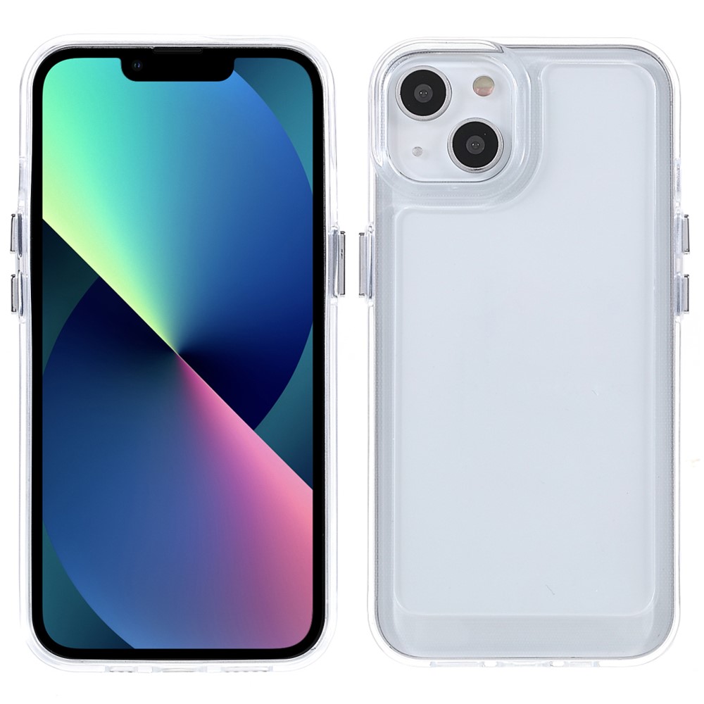 High Transparency TPU + Acrylic Anti-Drop Light Slim Protective Phone Case Cover for iPhone 13 6.1 inch - Transparent-1