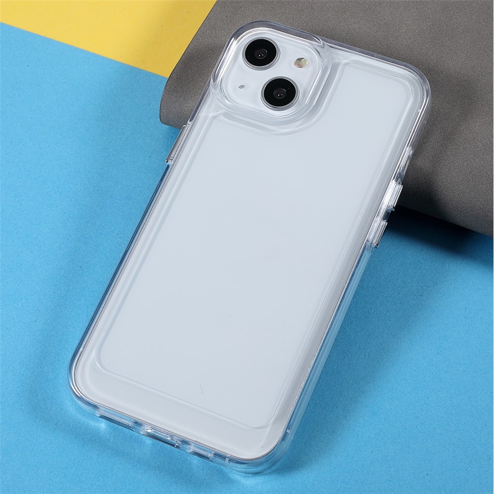 High Transparency TPU + Acrylic Anti-Drop Light Slim Protective Phone Case Cover for iPhone 13 6.1 inch - Transparent-3