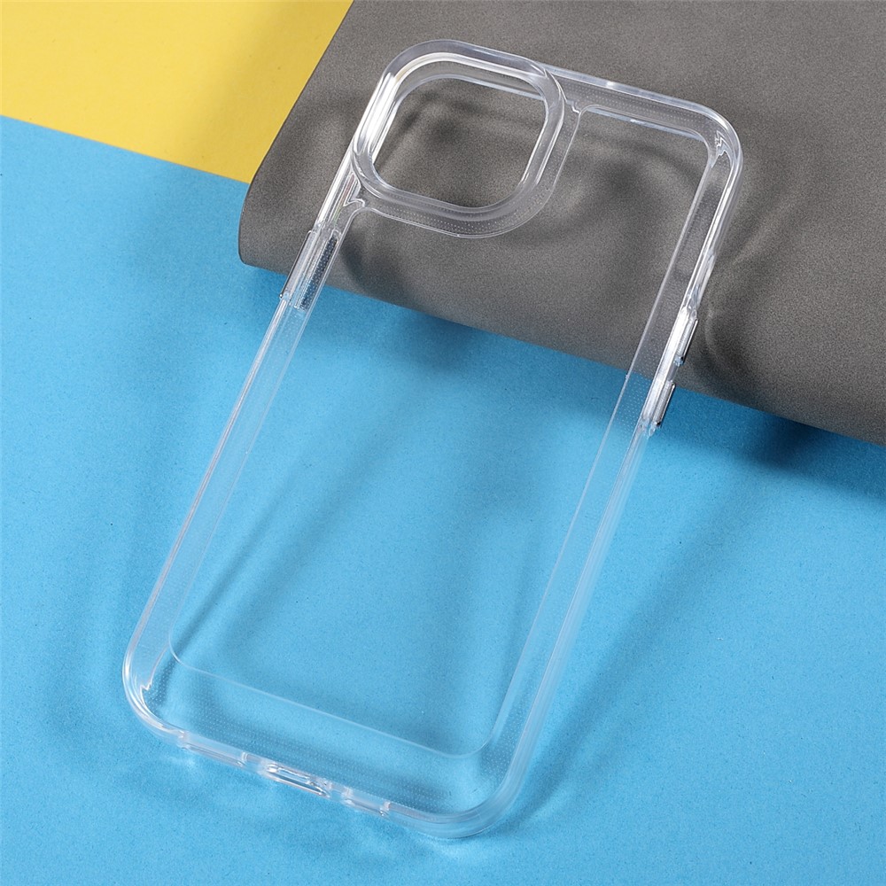 High Transparency TPU + Acrylic Anti-Drop Light Slim Protective Phone Case Cover for iPhone 13 6.1 inch - Transparent-4
