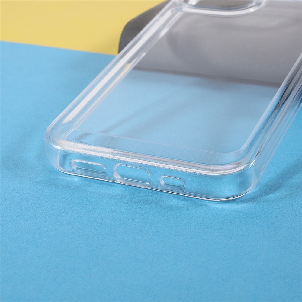 High Transparency TPU + Acrylic Anti-Drop Light Slim Protective Phone Case Cover for iPhone 13 6.1 inch - Transparent-6
