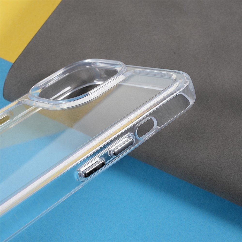 High Transparency TPU + Acrylic Anti-Drop Light Slim Protective Phone Case Cover for iPhone 13 6.1 inch - Transparent-8
