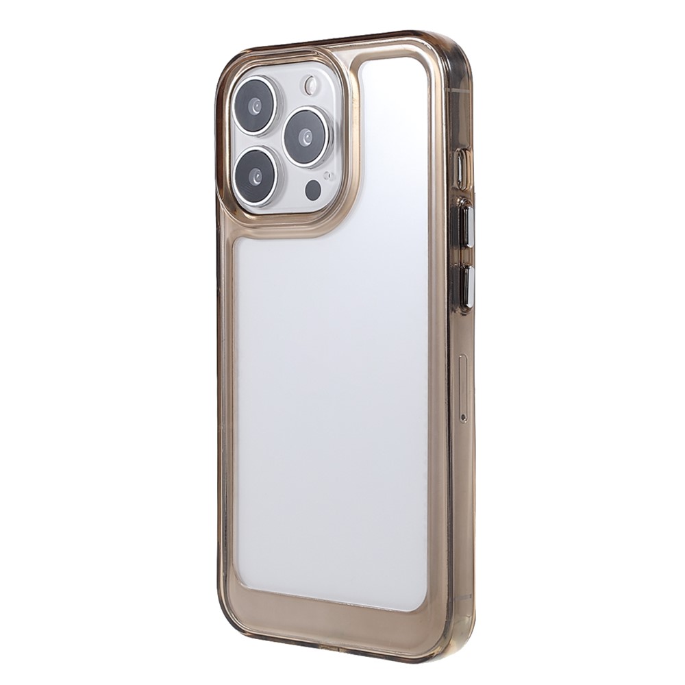 Anti-Drop Anti-Scratch High Transparency TPU + Acrylic Protective Phone Case Cover for iPhone 13 Pro Max 6.7 inch - Grey-3